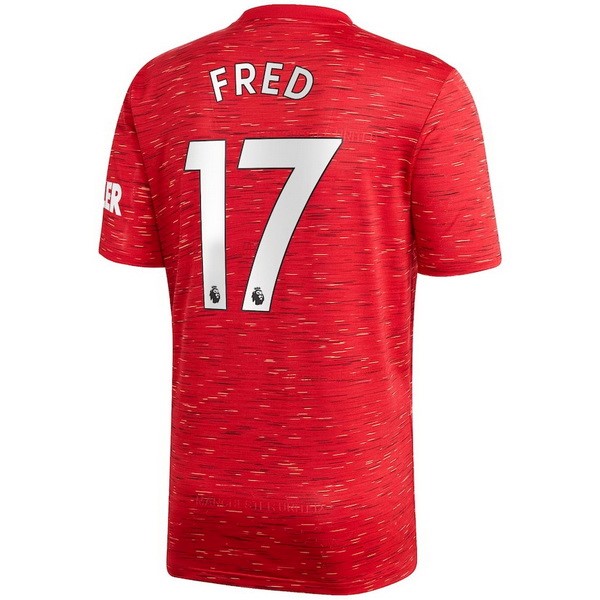 Trikot Manchester United NO.17 Fred Heim 2020-21 Rote Fussballtrikots Günstig